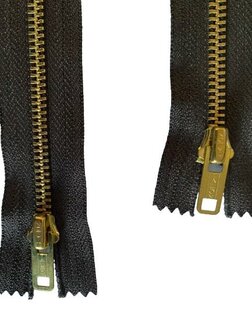 Original WW2 TALON New Old Stock zippers in Dark Brown 2