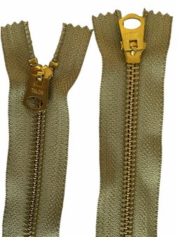 Original WW2 TALON New Old Stock zippers in OD Green 2