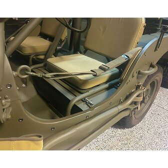WW2 Willys MB Ford GPW doorway safety strap WO-A-2883 OD Green reproductie