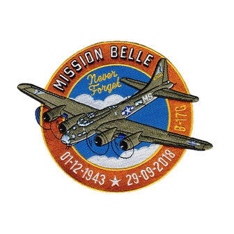 EMBROIDERED PATCH MISSION BELLE
