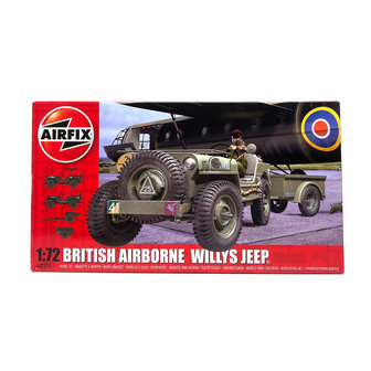 BRITISH AIRBORNE WILLYS JEEP 1:72