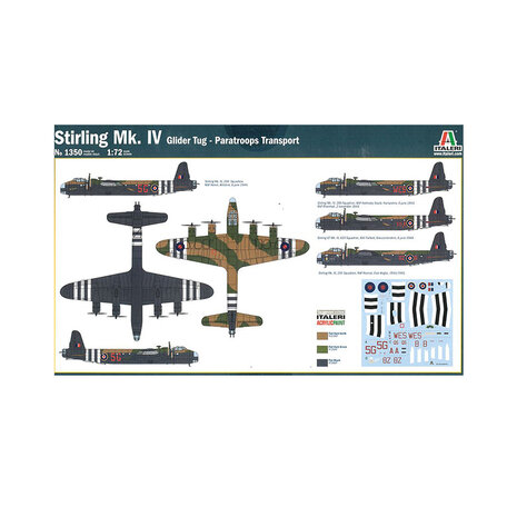 STIRLING MK. IV glider tug - paratroops transport 1:72