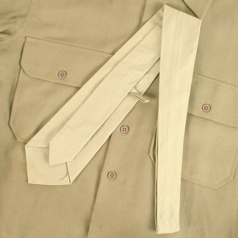 US Enlisted Mans Tan Tie