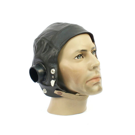 RAF C type Leather pilots Flying helmet