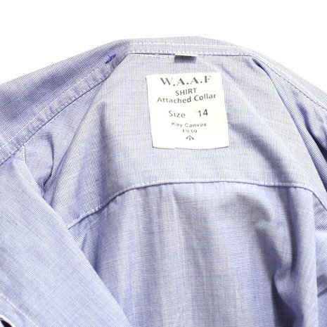 WAAF Blue Blouse with Attached Collar