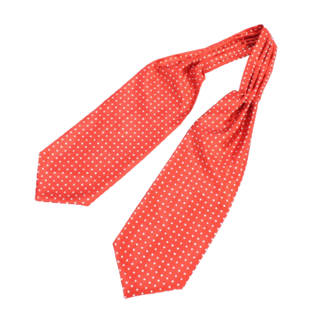 Officers Red Ascot Tie