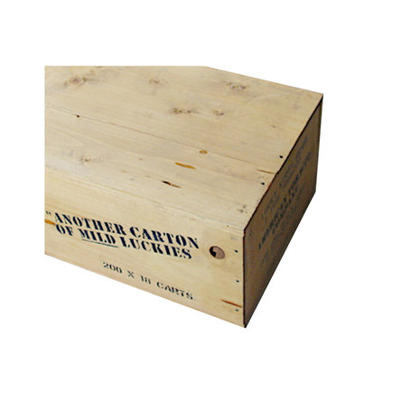 LUCKY STRIKE WOODEN Ration Crate