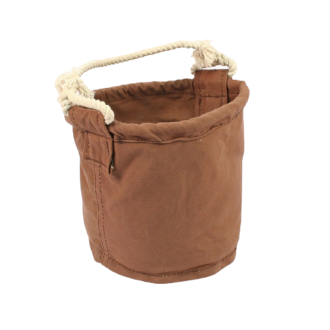 British Brown Canvas Bucket