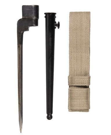 Original British No.4 Spike Bayonet Scabbard and Frog