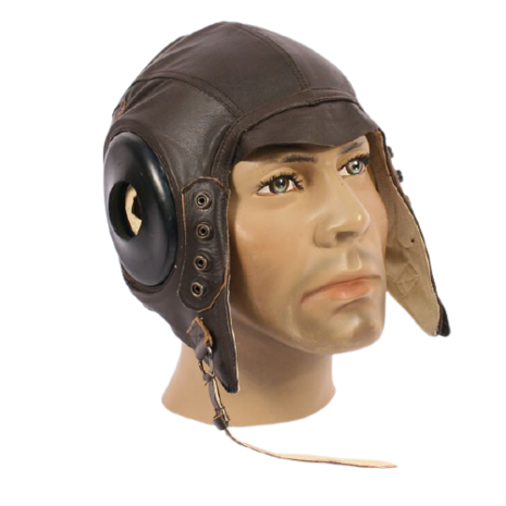 USAAF Leather Flying Helmet Type A-11 WW2 Flying Hat