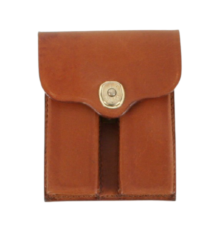 Leather Colt 45 Mag Pouch Light Brown