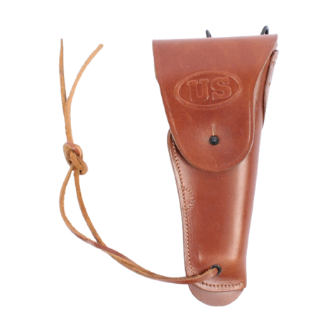 Colt 45 Holster Deluxe Leather Belt Holster