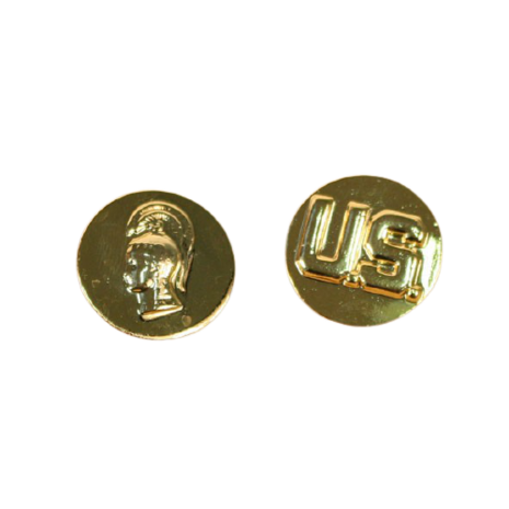 US WAC Enlisted Branch of Service Collar Badges
