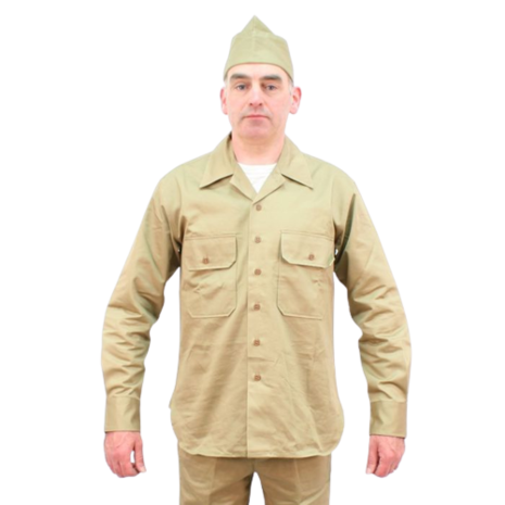 WW2 Mans Summer Service Shirt Chino