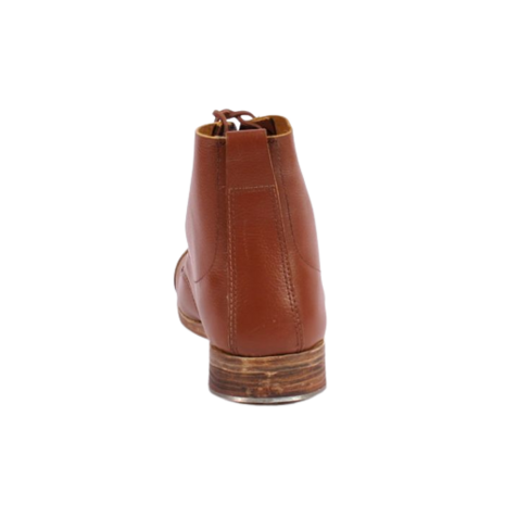 British Officers Brown Ankle Boots