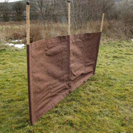 British Canvas Side wall - windbreak Brown