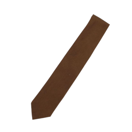 US Officers Chocolate Brown Tie