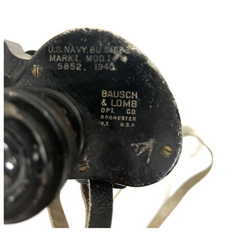 WWII US Naval Bausch & Lomb Binoculars Mark I 1940