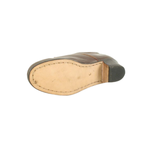 Women's Brown Leather Service Shoes 