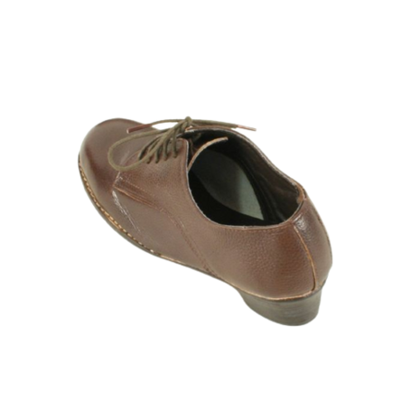 Women's Brown Leather Service Shoes 