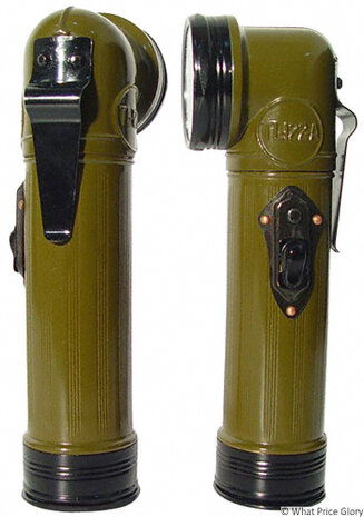 US WW2 TL-122-A Flashlight Metal Torch