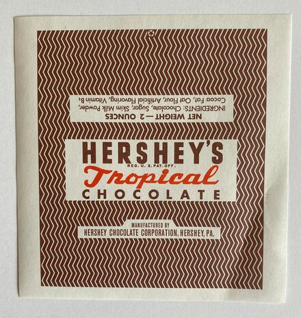 Hershey’s Tropical Chocolate bar