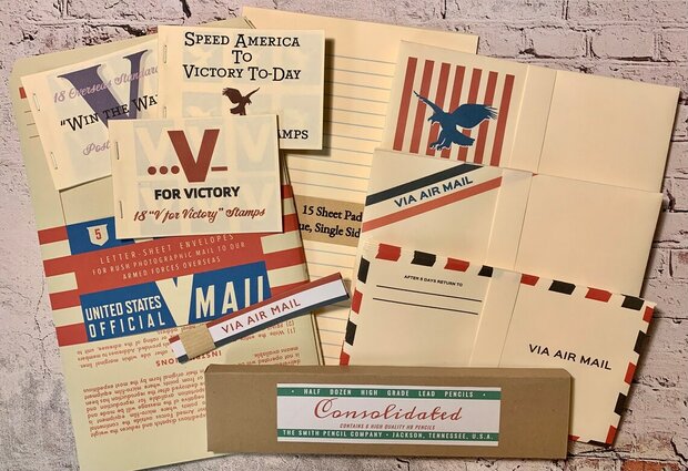 WW2 Vintage Stationery Set