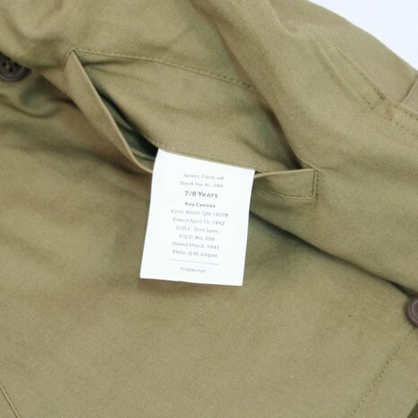 US Army Children's M41 Jacket in Children's Sizes