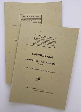 WW2 British Military Camouflage Training Pamphlet