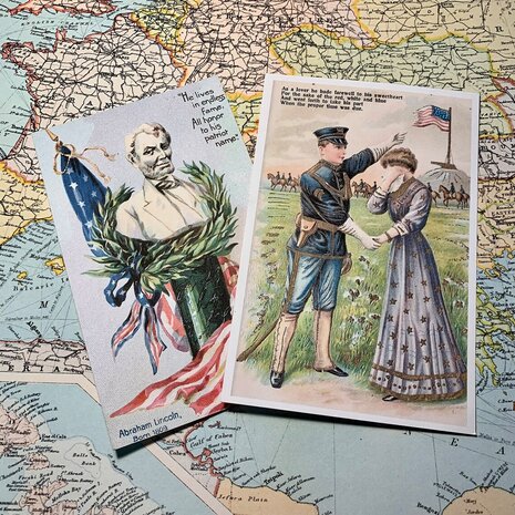 WW1 Era Postcards, for WW1 Reenactment