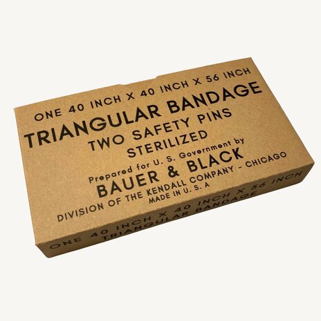 Triangular Bandage Box, for WW2 US Medical Kit