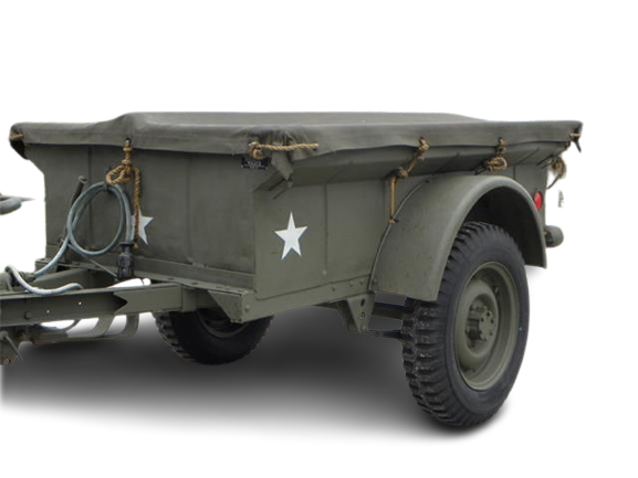 Canvas TOP, TRAILER, MBT Jeep MB