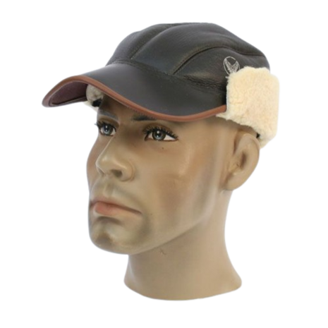 USAAF B2 Winter Leather Flying Cap