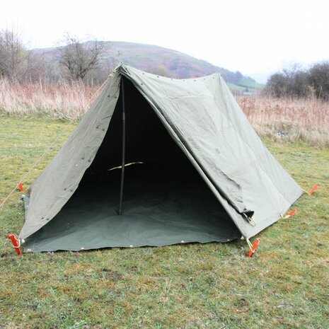 US Army pup tent shaped (11x 6ft) groundsheet