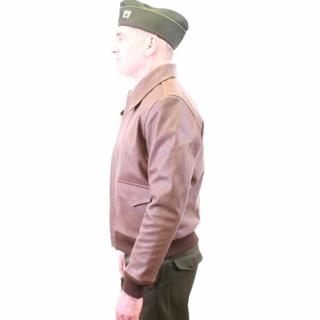 USAAF A2 Leather Flying Jacket Russet Brown