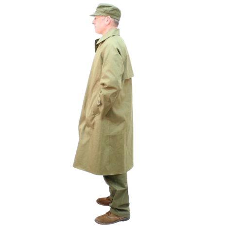 M1938 Dismounted Raincoat Rubberised WW2 US Trench Coat