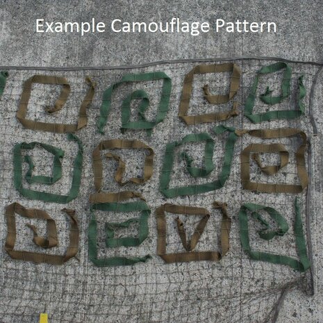 WW2 150 ft Roll of Green Hessian burlap for camouflage net