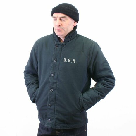 USN N1 Deck Jacket Navy Blue