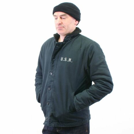 USN N1 Deck Jacket Navy Blue