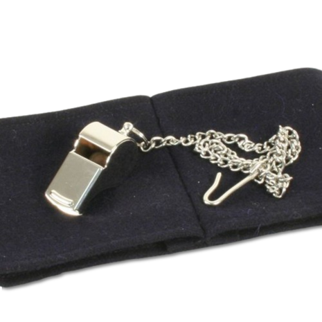 American Military Police whistle and chain Metal MP Whistle