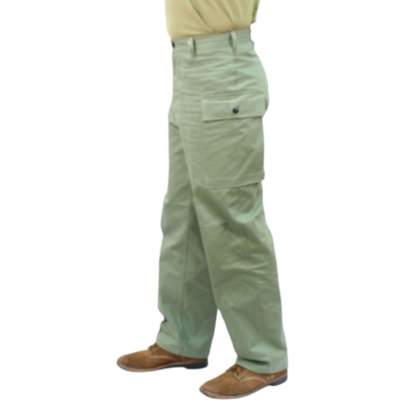 WW2 US Army HBT Trousers. Light Tone Green OD3