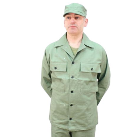 WW2 US Army HBT Jacket. Light Tone Green OD3