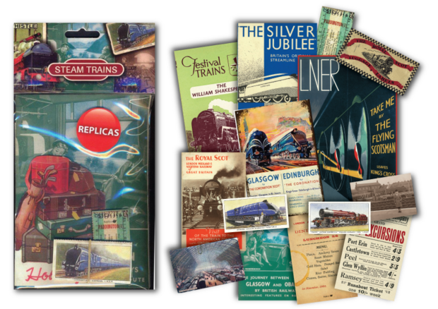 Steam Trains memorabilia pack