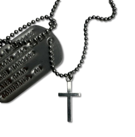 WW2 "Dog Tag" Cross