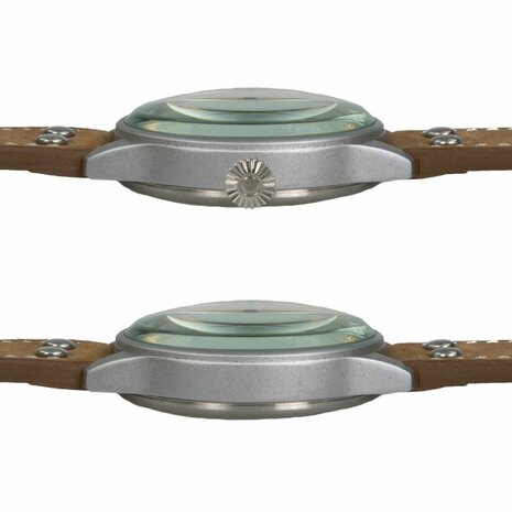 German Luftwaffe Aviator Service Watch - The Beobachtungsuhr - Brown