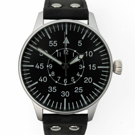 German Luftwaffe Aviator Service Watch - The Beobachtungsuhr - Black