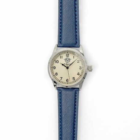 British RAF Service Watch - The Airman Pilot's Watch - Blue Strap