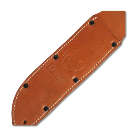 WW2 USMC Kabar Mk2 Knife Leather Knife Sheath Embossed with EGA