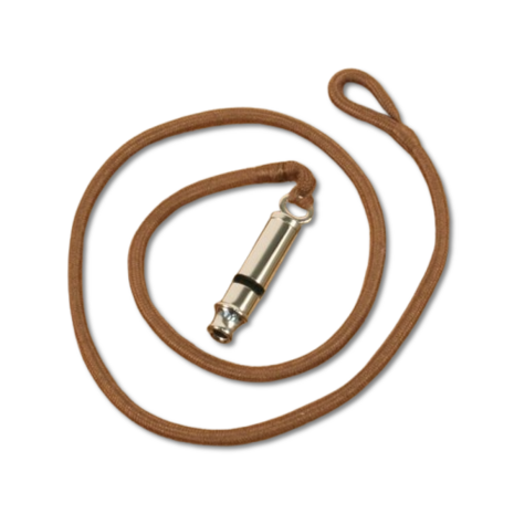 British Army Trench Whistle and Lanyard