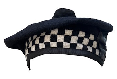 Balmoral Bonnet met Dicing – Rood/Wit/Zwart of Zwart/Wit